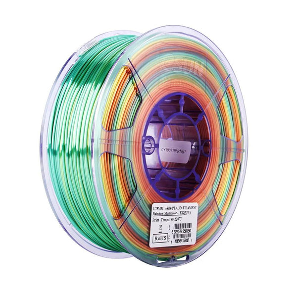 eSUN e-Silk PLA Filament - Rainbow - 1 kg 1.75 mm