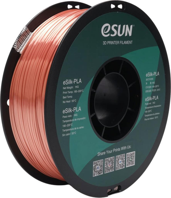 eSUN e-Silk PLA Filament - Rose Gold - 1 kg 1.75 mm