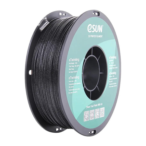 eSUN eTwinkling Filament - Siyah - 1 kg 1.75 mm
