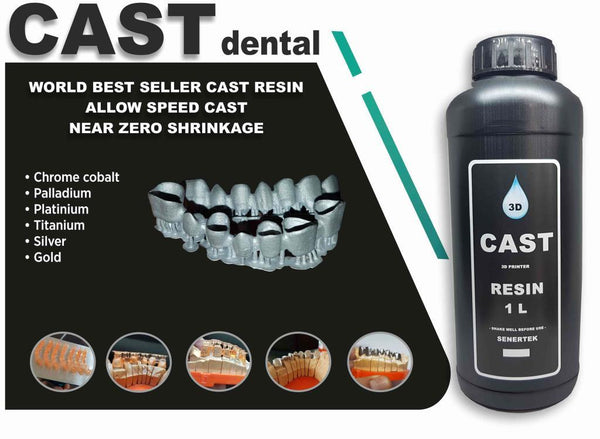 Senertek Cast V1 Dental Döküm Reçinesi
