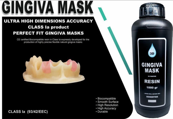 Senertek Gingiva Mask - Elastik Diş Eti Simülasyon Reçinesi