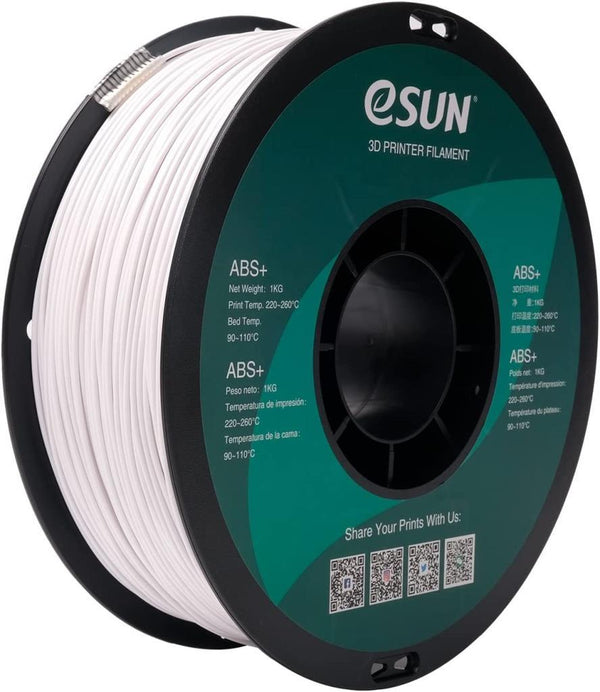 eSUN ABS+ Filament - Beyaz - 1kg 1.75mm