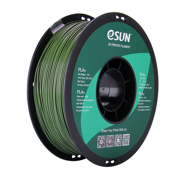 eSUN PLA+ Filament - Zeytin Yeşili - 1 kg 1.75 mm